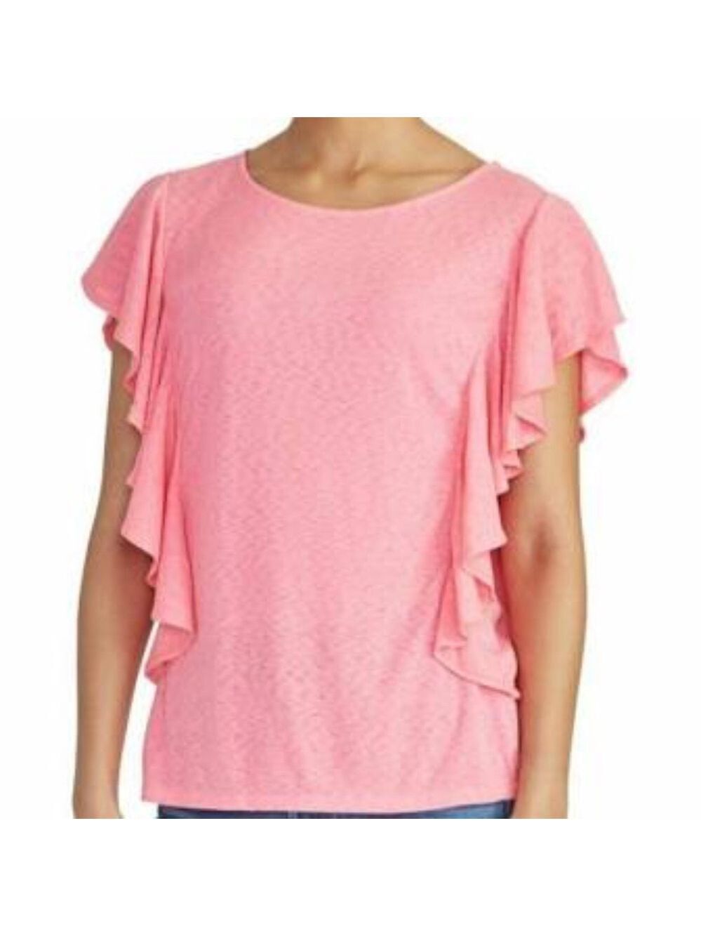 RACHEL ROY COLLECTION Greta Ruffle T-Shirt